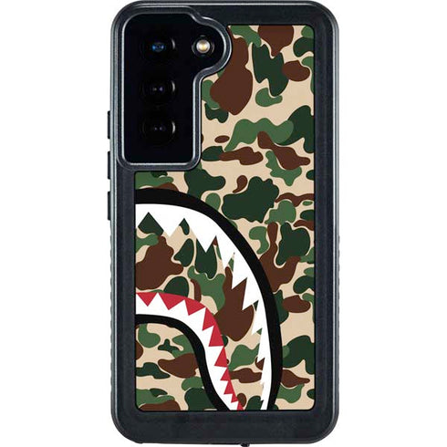 Shark Teeth Street Camo Galaxy S24 Waterproof Case